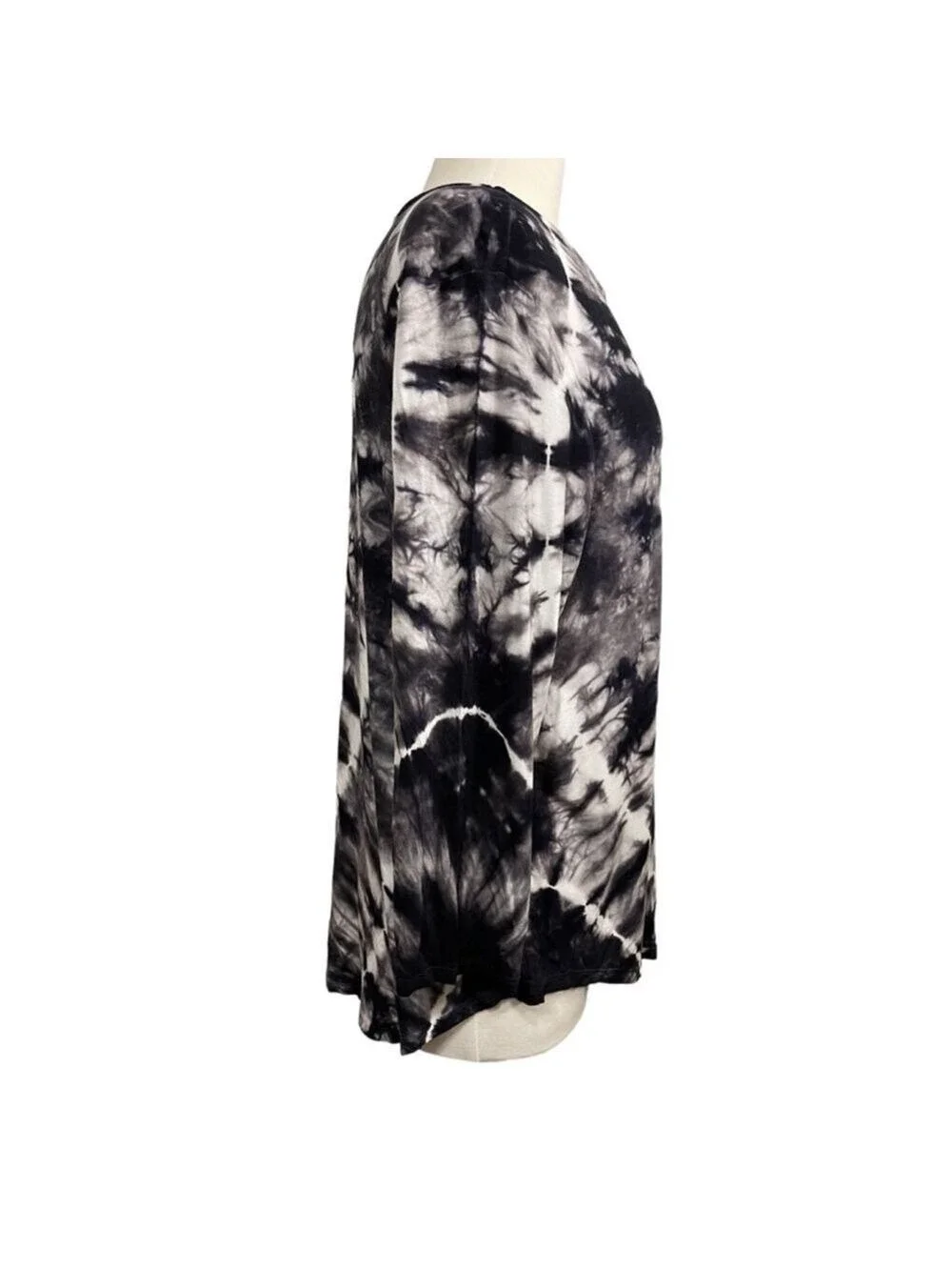 Women's Ruby Rd. Top L Black Tie‎ Dye NWT